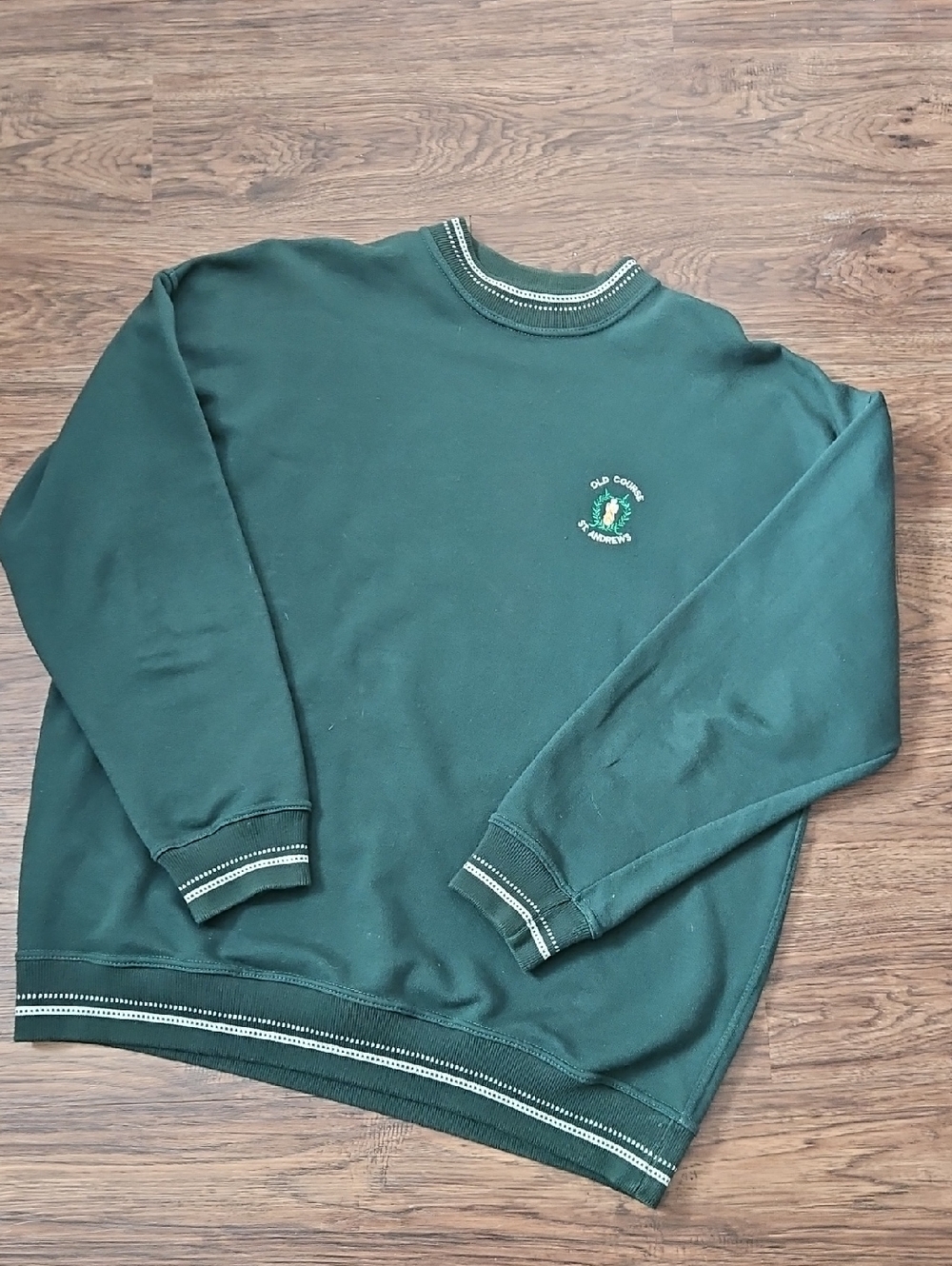 Vintage Men's Old Course St. Andrews Tom Morris Scotland, Size XL